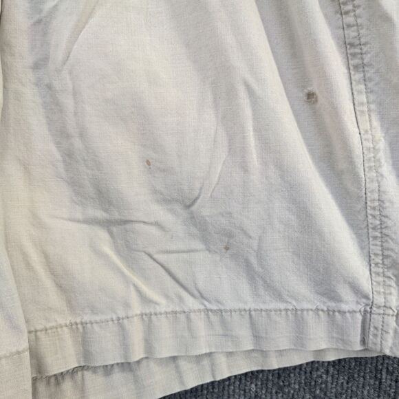 Dockers Mens Chino Shorts Cream Size 34 Slash Pockets Distressed - Picture 14 of 16